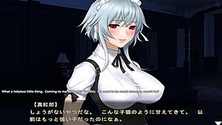 Maid-san and Boin Game Noel Scene 4 English Subtitled Adventure in Asian Cosplay Costumes.