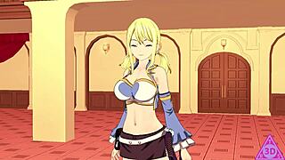 Lucy Natsu Fairy Tail Hentai Blowjob Handjob Horny Cumshot Gameplay Uncensored