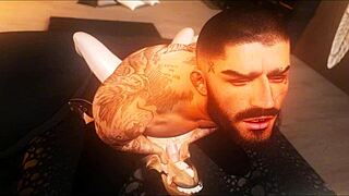 Busty maid offers kinky bondage service in Second Life