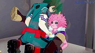 Mina Ashido intense sex
