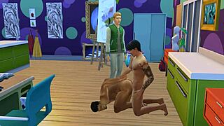 owen watches jake get fucked by professor in sims 4