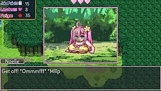 Does Noelle's Big Tits Shine In Hentai Game?