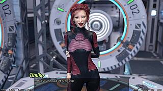 Stranded in Space 94: Asian MILF Scientist Showcases Her Project in 3D Cartoon