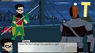 raven's teen date in 18titans hentai cartoon