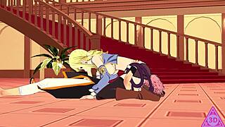 Lucy Natsu Fairy Tail Hentai Blowjob Handjob Horny Cumshot Gameplay Uncensored