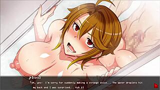 Netorare story ends with cheating creampie in anime hentai featuring big tits wife