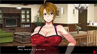 Netorare story ends with cheating creampie in anime hentai featuring big tits wife