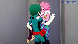 Mina Ashido intense sex
