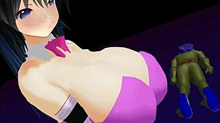 girl b hero shayna in part 19 anime scenes