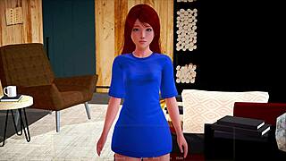 In my new family, the big tits cartoon character shines in episode 519.