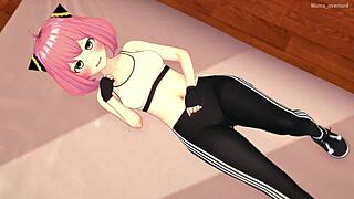 Anya Titty Fucks Big Cock But Ends Up Fucking In Anime Hentai