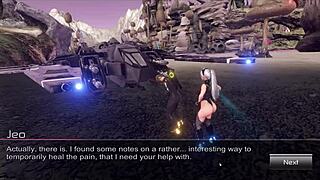 Aria genesis cures friend with cuckolding sex in hentai game episode 1