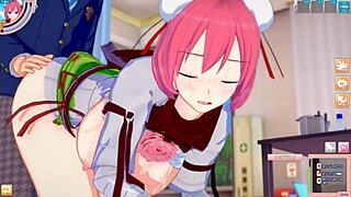 Wow, brystklem-rampage med Ibuki Kasen! 3D CG store patter anime Touhou hentai