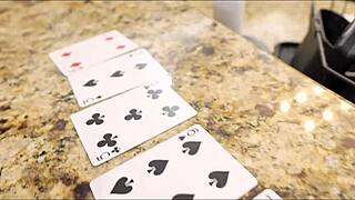Stepmom Strips Poker