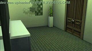 Coffee With A Friend: Guy Fucks Girl In Bathroom Smoking Heels.