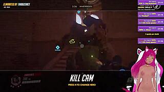 Vtuber Lewdneko Plays Overwatch and Gets Spanked Emotionally