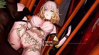 Aglaea in anime hentai series with exciting adventures!