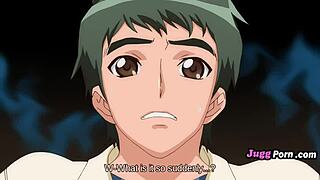 my petite stepsister rubs her tight pussy hard in uncensored hentai action.