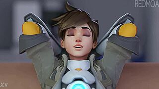 Tracer redmoa swallow cum cartoon scene