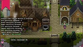 Massage Chair Makes Little Witch Cry in Ceres Contract Guild Hentai Game Part 4!