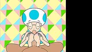 Ppppu toads party with blowjob and oral fun 😏 anime hentai sex scene