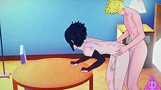 Naruto Sasuke Hentai Sex with Blowjob Handjob Cumshot