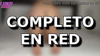 Humiliating punishment for submissive prostitute on feet