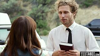 BRUNETTE TEEN 18+ GETS MISSIONARY FUCKED HARD