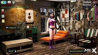 3D animated hentai game with commented gameplay in a fashion business setting