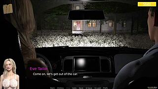 Curvy teen explores rosewater manor in sexy anime game!