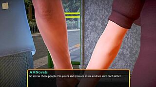 suggestive milf with big tits and ass in game