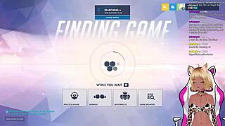 Vtuber Lewdneko Plays Overwatch and Gets Spanked Emotionally