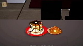 In my new family, the big tits cartoon character shines in episode 519.