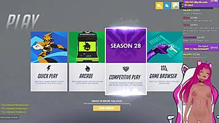 Vtuber Lewdneko Plays Overwatch and Gets Spanked Emotionally