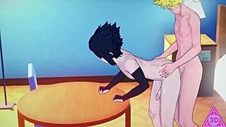 Naruto Sasuke Hentai Sex with Blowjob Handjob Cumshot