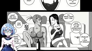 Girls night out with futanari anime characters in hentai adventure