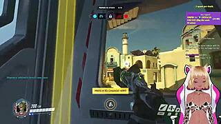 Vtuber Lewdneko Plays Overwatch and Gets Spanked Emotionally