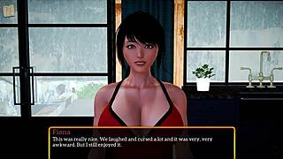 My new family, teen with small tits gets it on.