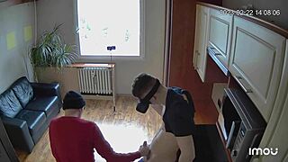 scoout007 catches skinny old bican fucking hard on the kitchen counter