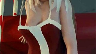 Kidkudi dances and strips in solo cartoon animation