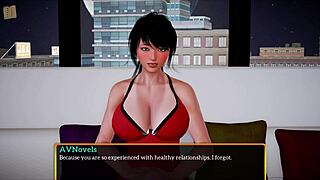 My new family, teen with small tits gets it on.