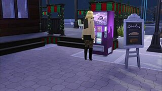 Coffee With A Friend: Guy Fucks Girl In Bathroom Smoking Heels.