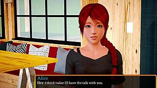 My new family, teen with small tits gets it on.