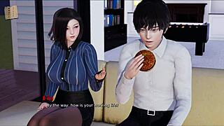 my real desire 16 with big tits in cartoon