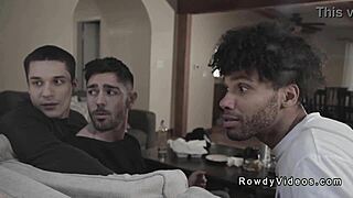 Black BBC Dominates White Roommate in Raw Anal Action