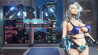 Aria genesis cures friend with cuckolding sex in hentai game episode 1