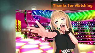 Wow, Boob Squeezing Rampage With Ibuki Kasen! 3D CG Big Tits Anime Video Touhou Project Hentai Game