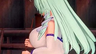 Beautiful anime cumshots and big boobs in early hentai