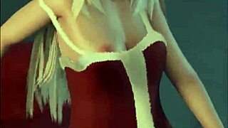 Kidkudi dances and strips in solo cartoon animation