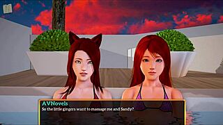 My new family episode 350 features a redhead teen with small tits.